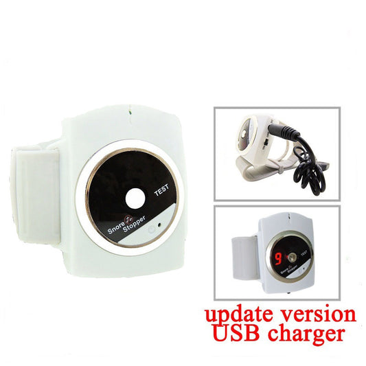 ABS Wrist Snoring Device Rechargeable Anti-snoring Device White