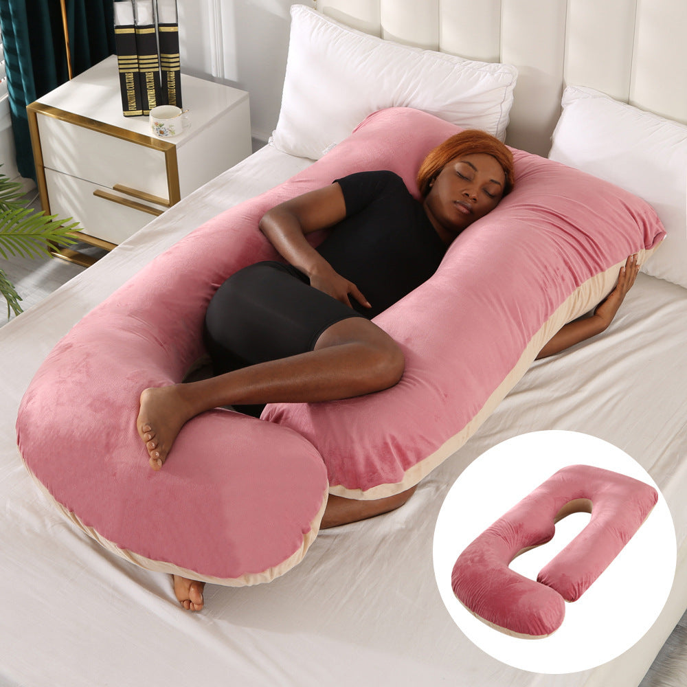 Maternity Pillow Waist Support Side Sleeping Slope Pillow J-type