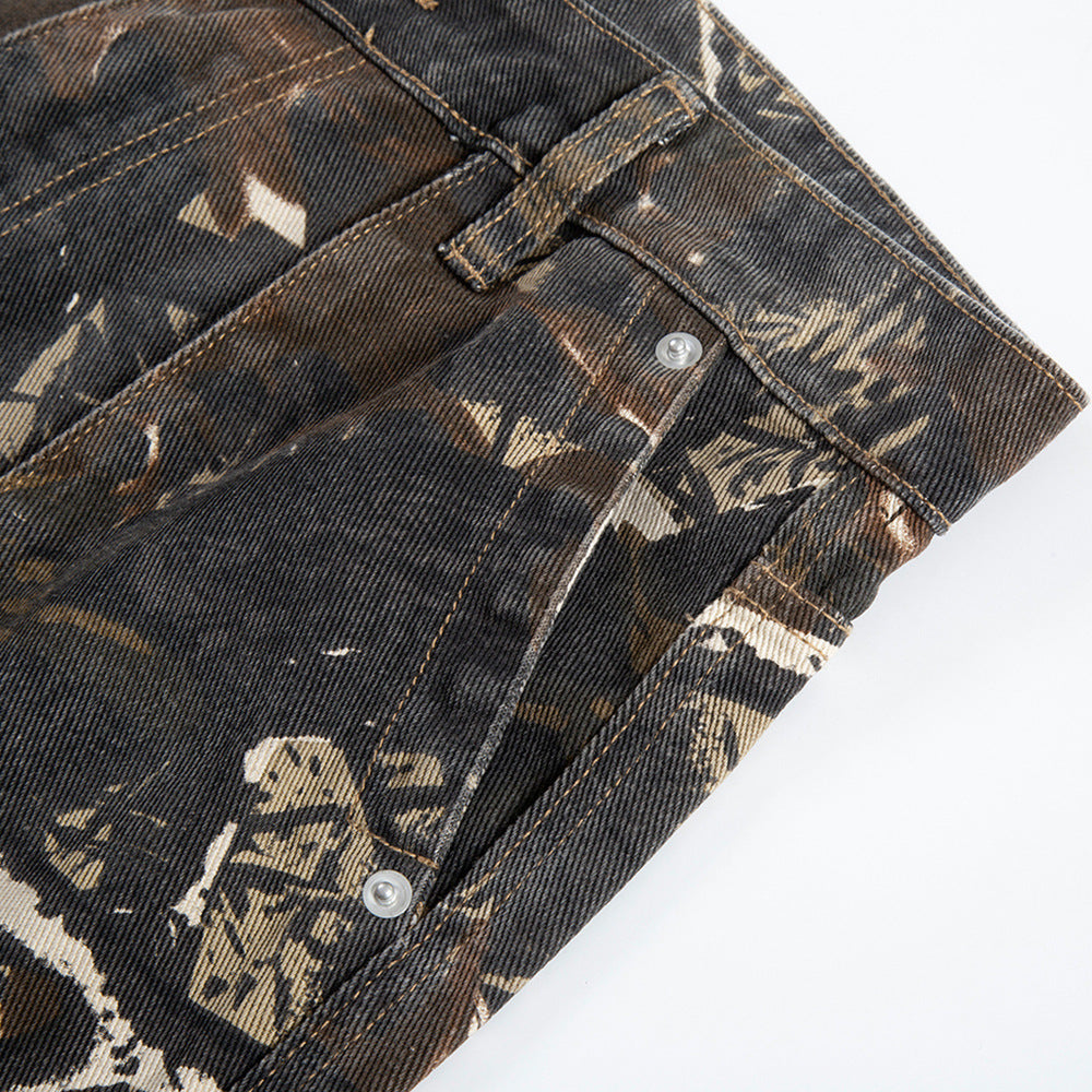 Jungle Camouflage Workwear Trousers Men - BabynBeauty