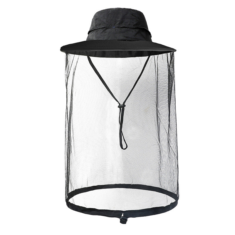 Outdoor Sun Protection Hat Large Brim Sun Protection Mesh