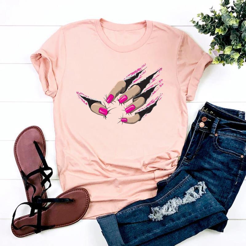 European And American Nail Letter Printing Clothing