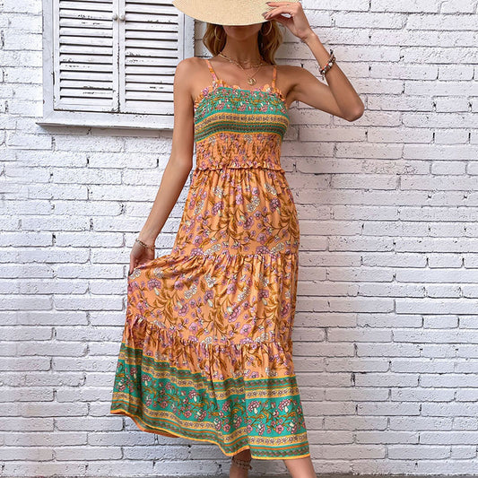 Women's Fashion Personalized Ethnic Style Sling Dress
