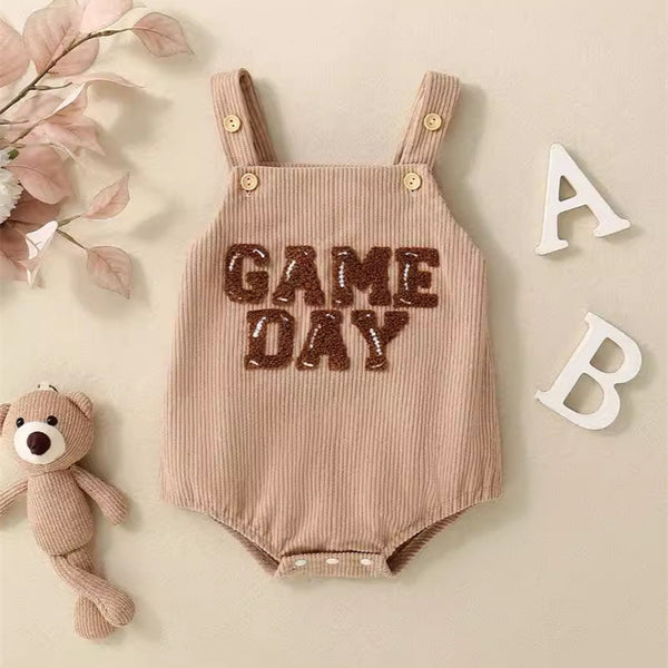 Festival Towel Embroidery Neutral Baby Sling Triangle Rompers - BabynBeauty