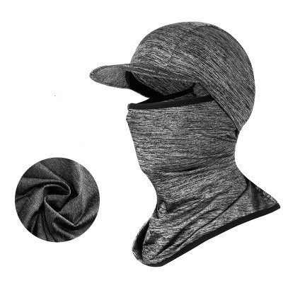 Ice silk sun protection hood