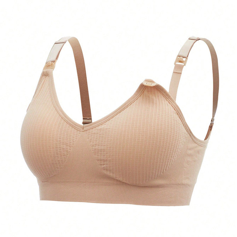 European And American New Push Up Buckle Wireless Nursing Underwear - BabynBeauty