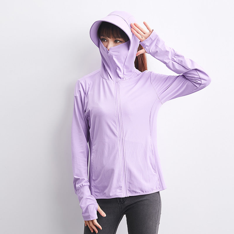 UPF50 Couple Sun Protection Clothing UV Protection Sports Sun Protection Shirt