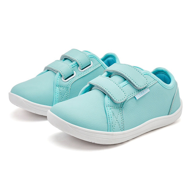 Children's Leather Boys Wide Head Loose Business Casual Shoes