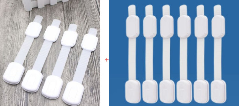 Multi-function baby anti-pinch drawer lock child safety lock baby protection children's products multi-function lock