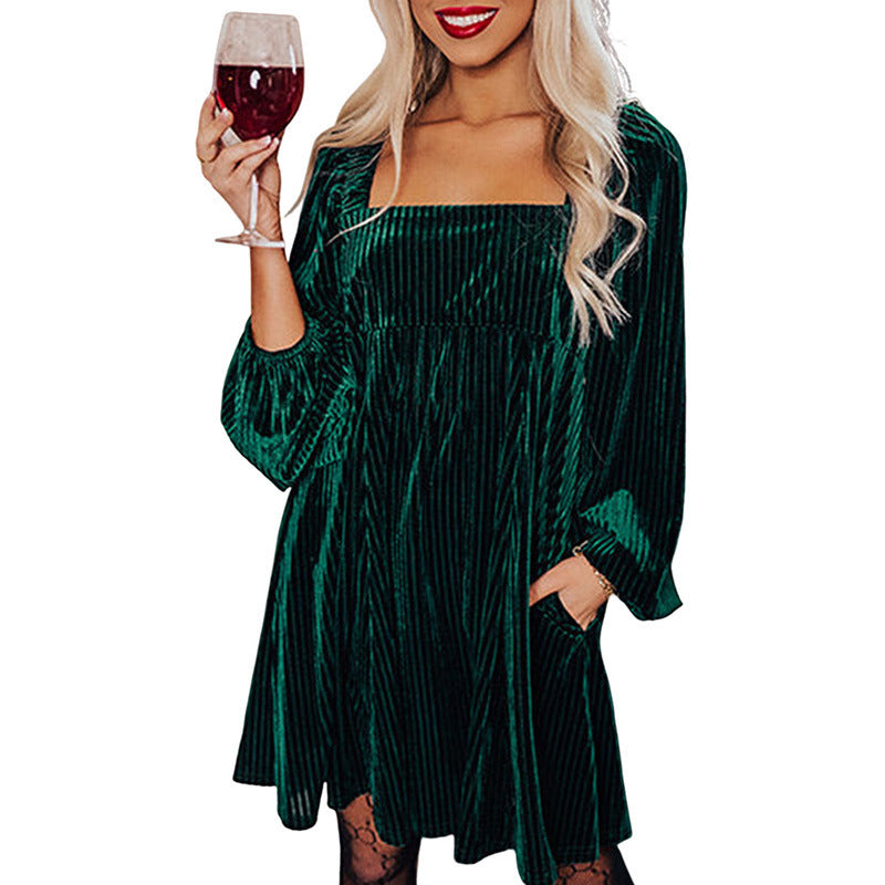 Loose Long Sleeve Dress Women - BabynBeauty