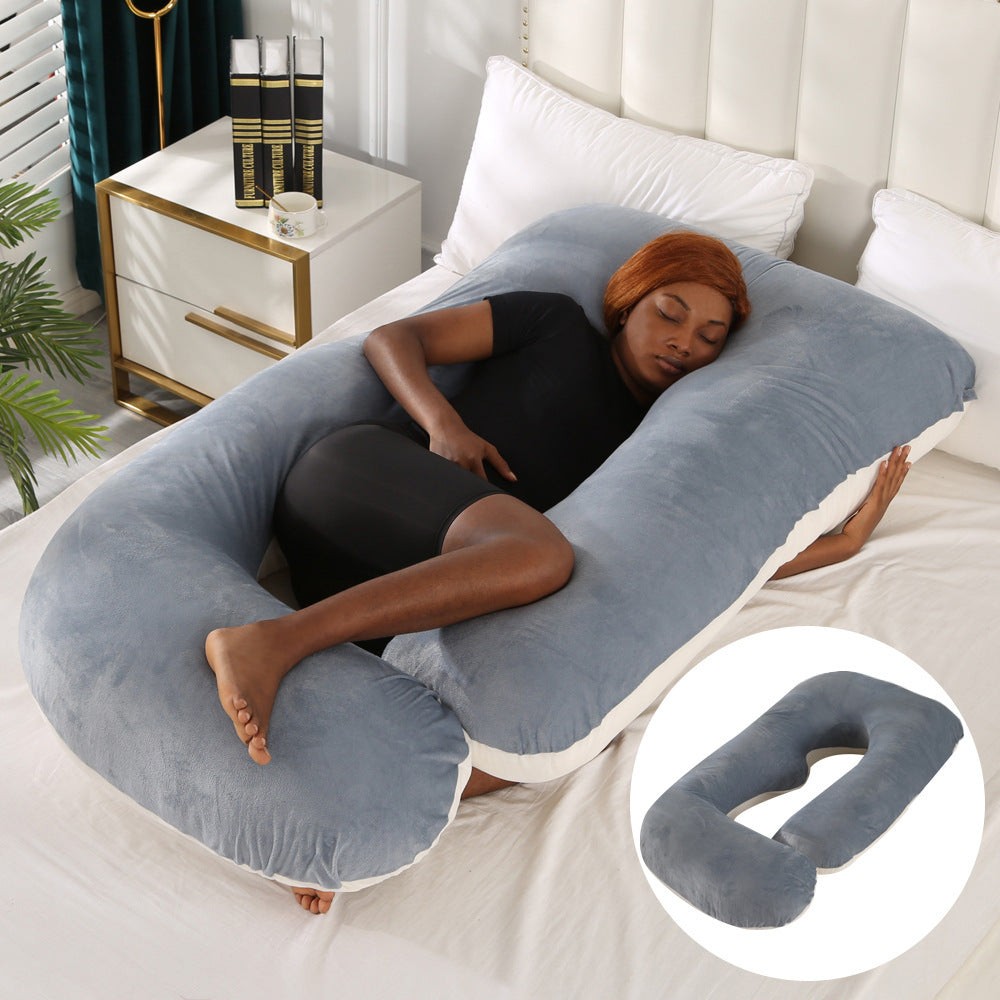 Maternity Pillow Waist Support Side Sleeping Slope Pillow J-type