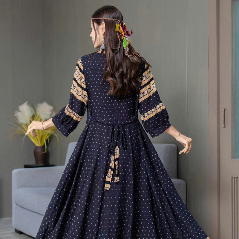 Women's Fashion New Ethnic Style Dress