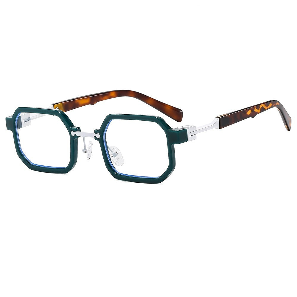 New Retro Hip Hop Small Square Box Exquisite Sun Glasses