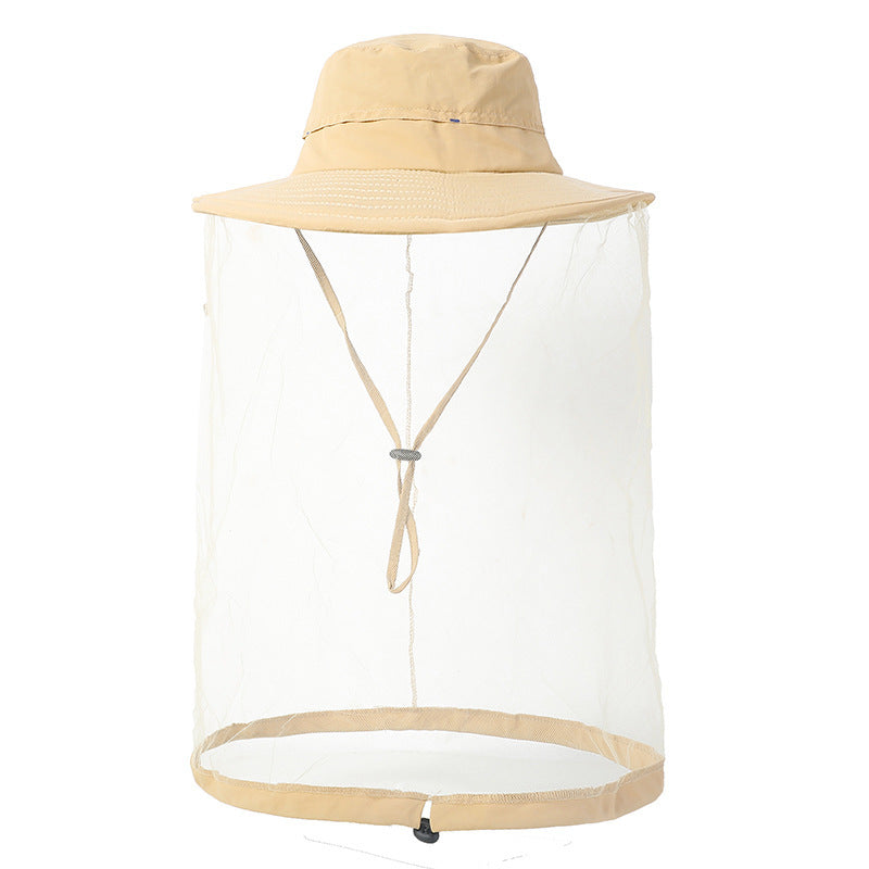 Outdoor Sun Protection Hat Large Brim Sun Protection Mesh