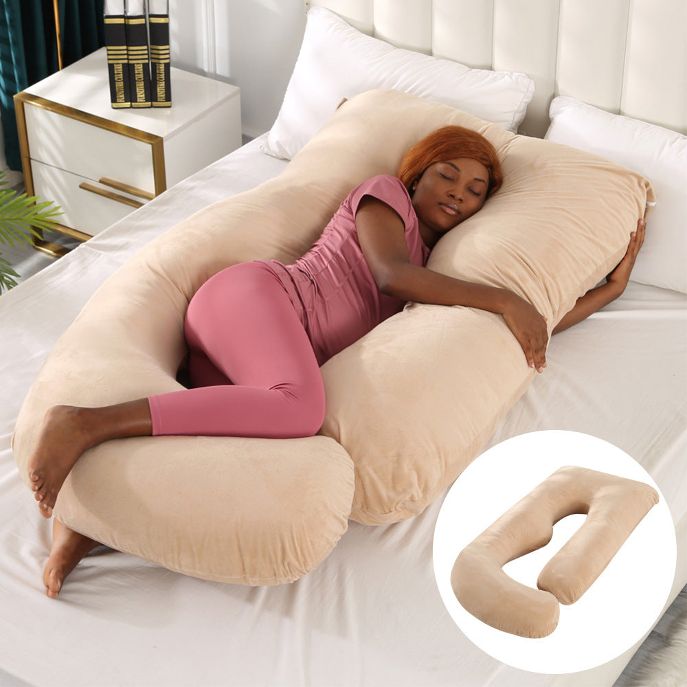 Maternity Pillow Waist Support Side Sleeping Slope Pillow J-type
