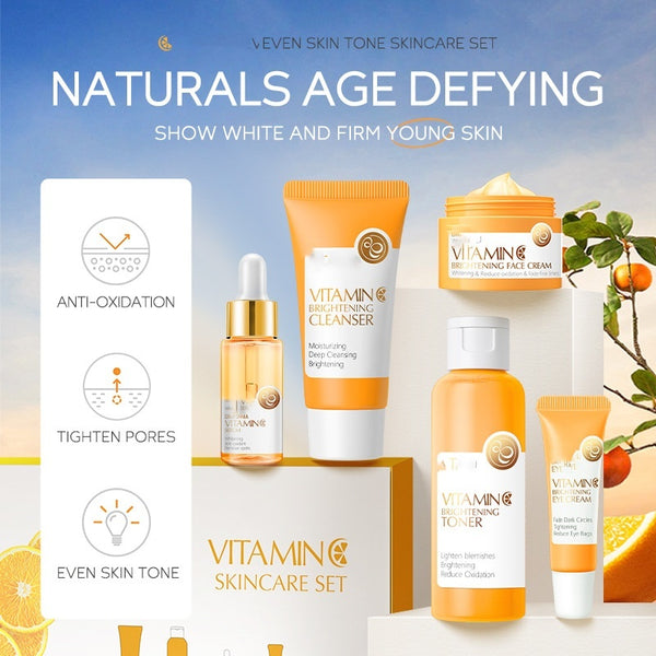 New Vitamin C Suit 5-piece Cleansing White Revitalizing Toner - BabynBeauty