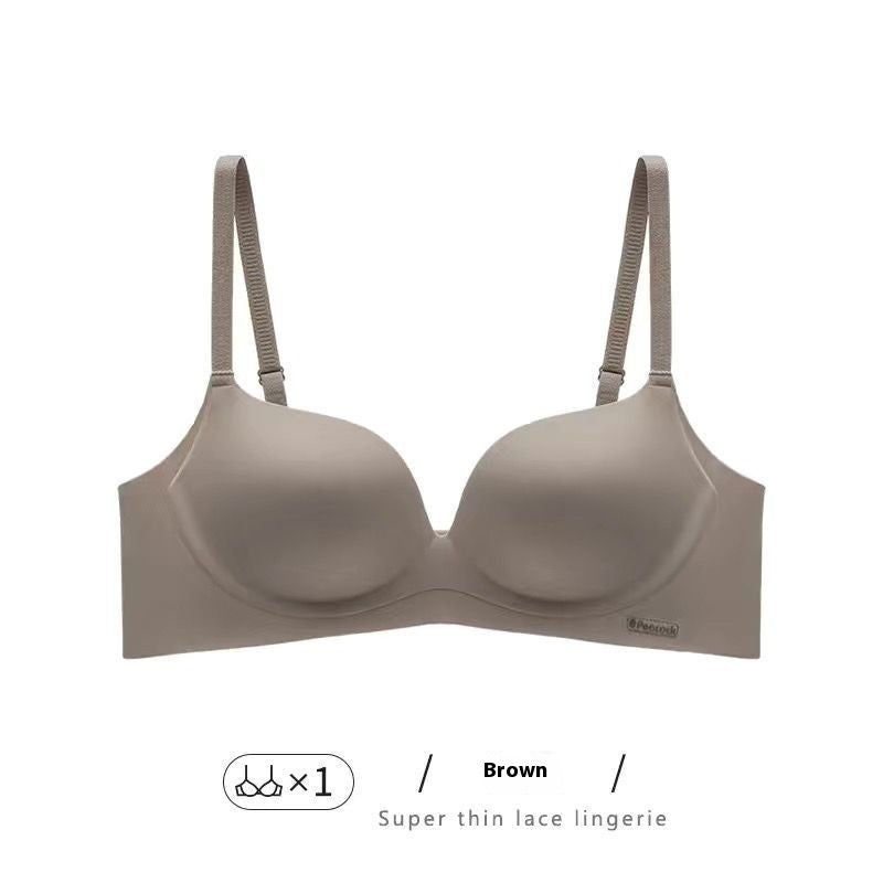 Breasts Lady's Push Up Large Wireless Anti-sagging Traceless Ventilation Bra - BabynBeauty