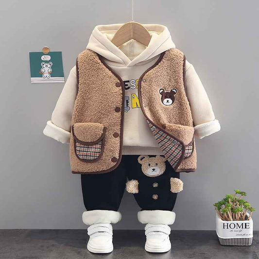 Children's Clothes Foreign Baby Plus Velvet