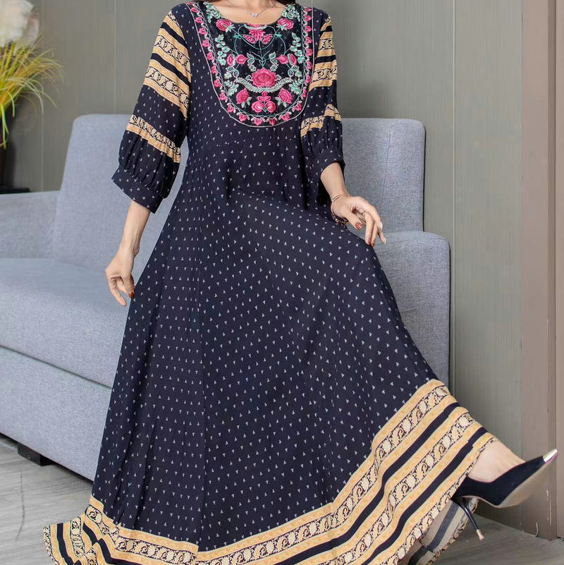 Women's Fashion New Ethnic Style Dress