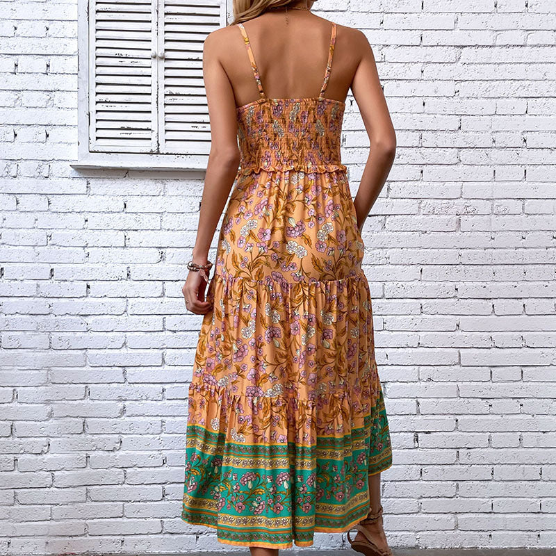 Women's Fashion Personalized Ethnic Style Sling Dress