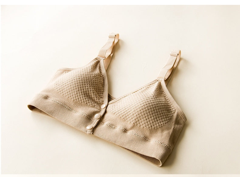 Nursing Bra Front Closure Breastfeeding Push Up Maternity Underwear - BabynBeauty