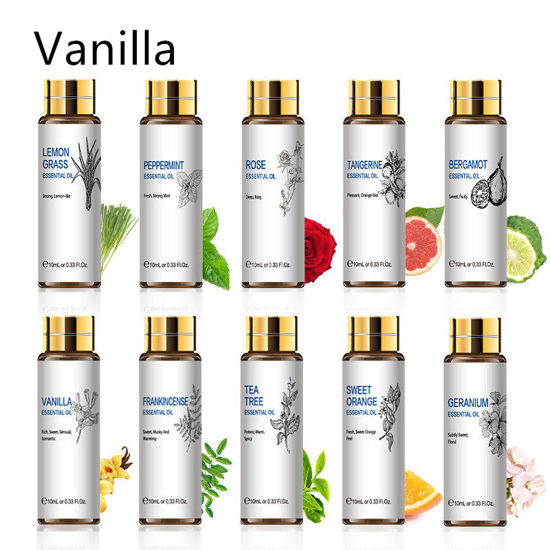 Plant Aromatherapy Essential Oil 10ml Lavender Rose Tea Tree - BabynBeauty