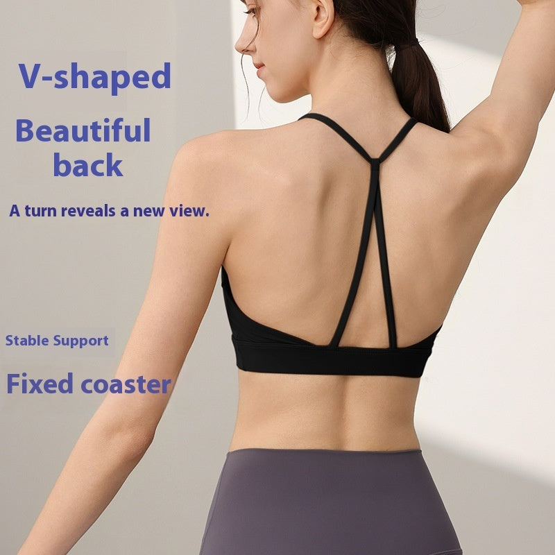 High-strength Sports Underwear Shockproof Outer Wear Running Workout Yoga Vest - BabynBeauty