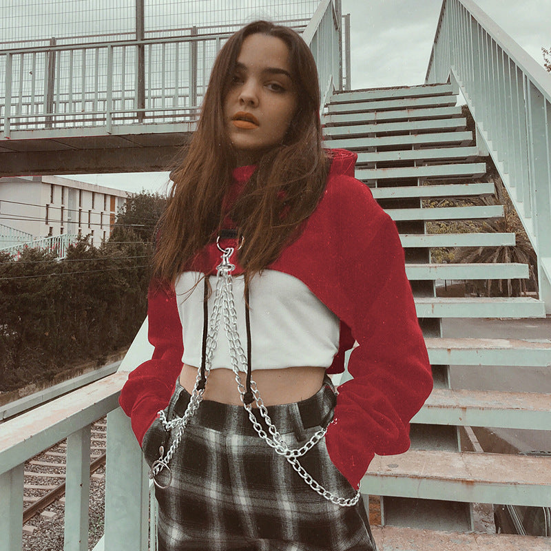 Long-sleeved hoodie