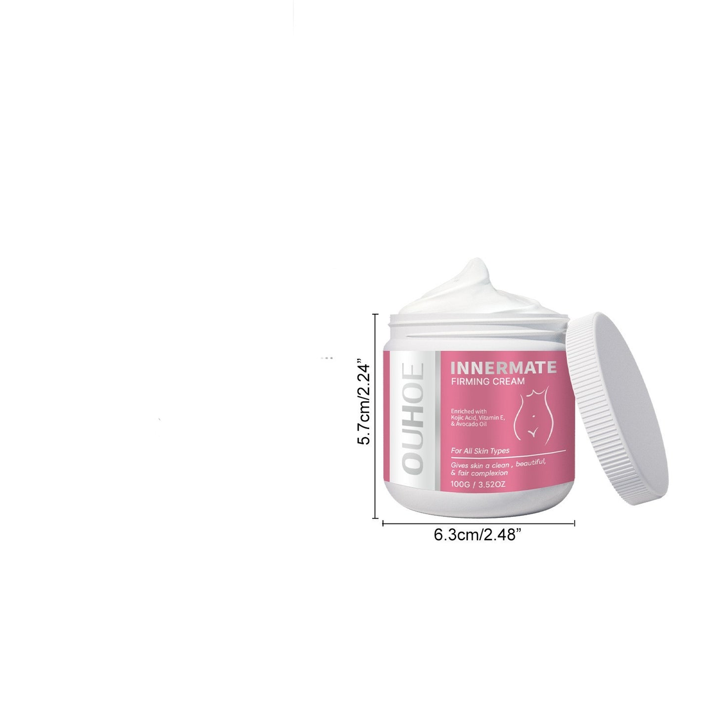 Body Whitening Cream Brightens Skin
