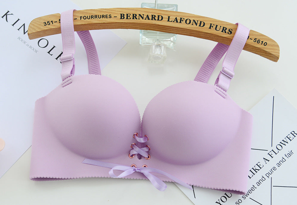 One-piece Seamless Pull Force Girls Push Up Wireless Bra - BabynBeauty
