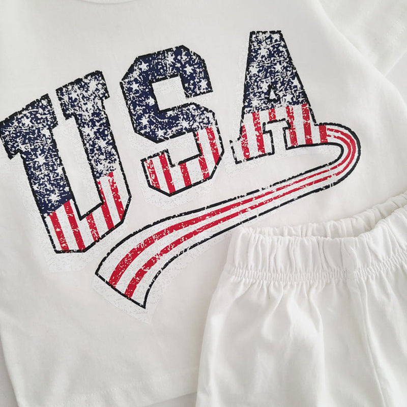 Newborn Summer Jumpsuit Printed Summer