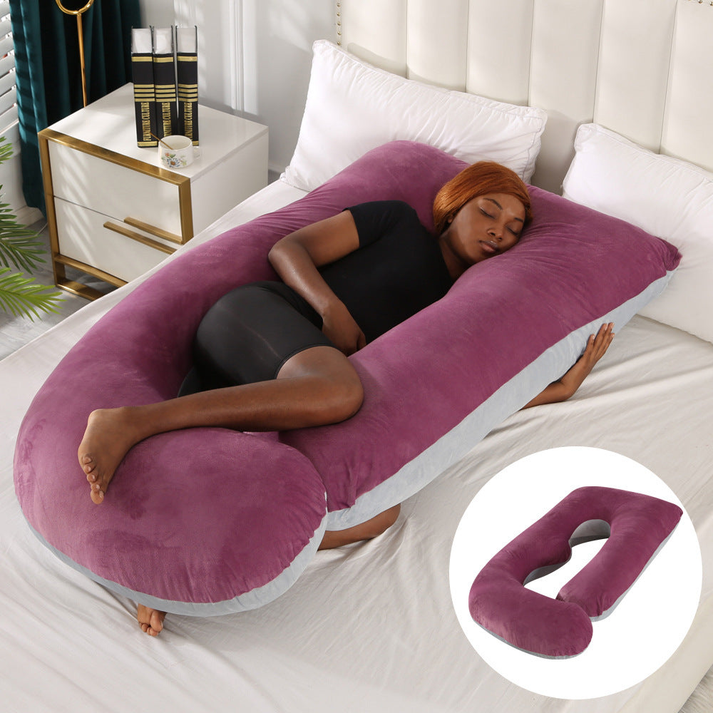 Maternity Pillow Waist Support Side Sleeping Slope Pillow J-type