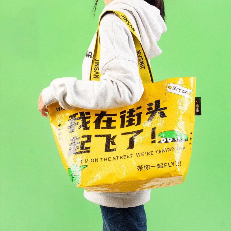 Plastic Eco-friendly Waterproof Supermarket Shopping Bags