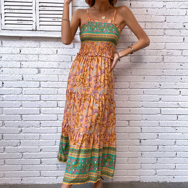 Women's Fashion Personalized Ethnic Style Sling Dress