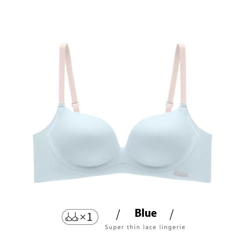 Breasts Lady's Push Up Large Wireless Anti-sagging Traceless Ventilation Bra - BabynBeauty