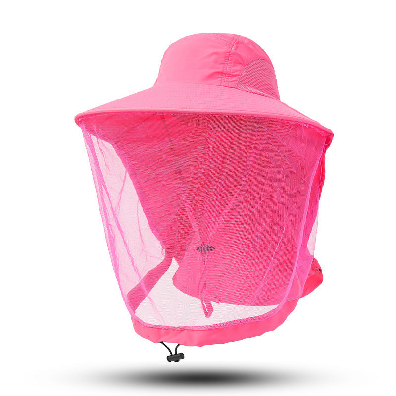 Outdoor Sun Protection Hat Large Brim Sun Protection Mesh