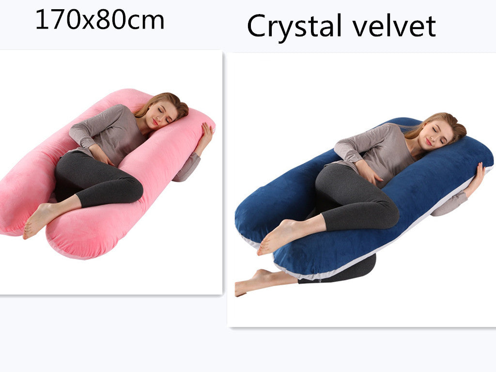 U-shaped Pillow For Pregnant Women Multifunctional Side Pillow, Detachable And Washable Nursing Pillow