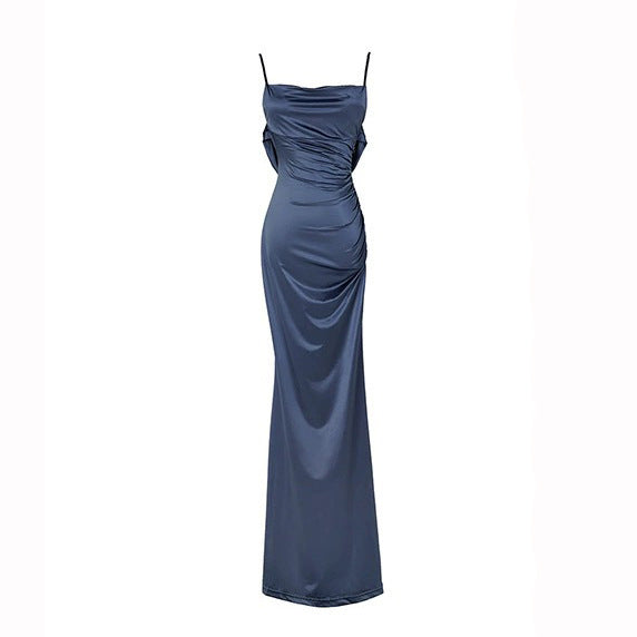 Pleated Lace Sheath Dress Women - BabynBeauty