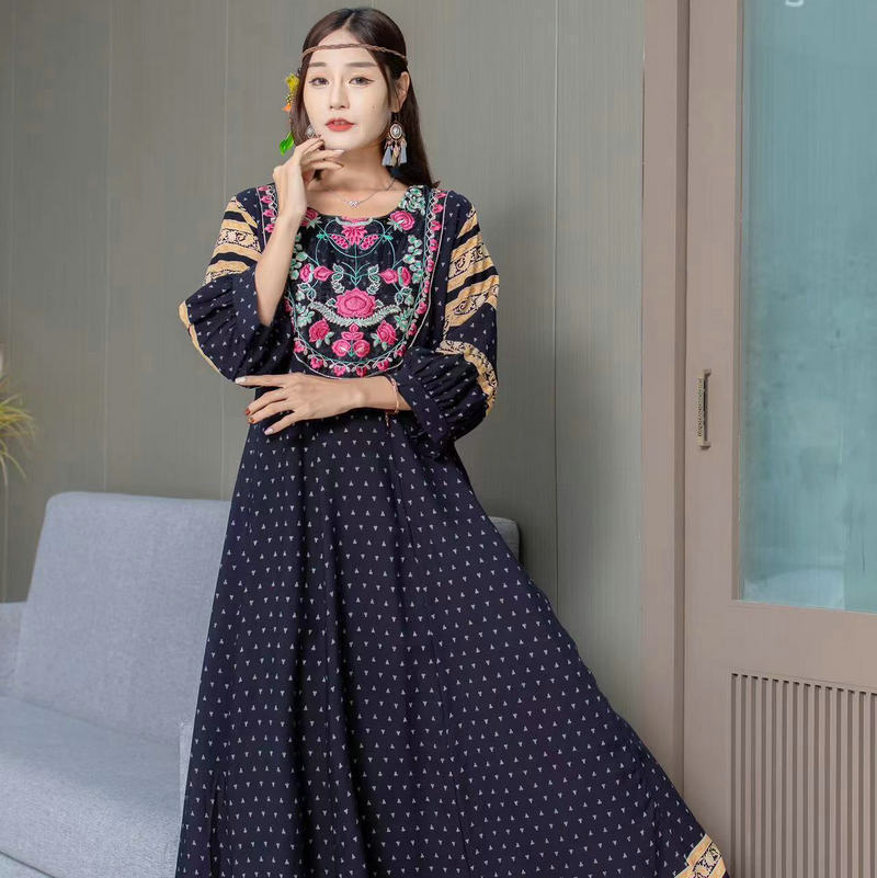 Women's Fashion New Ethnic Style Dress