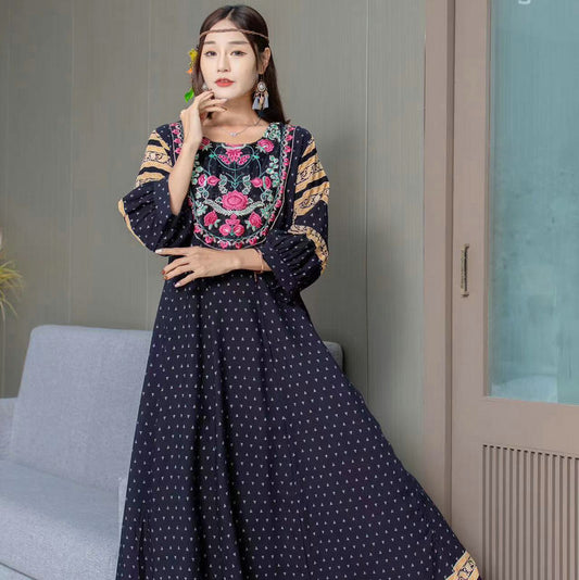 Women's Fashion New Ethnic Style Dress
