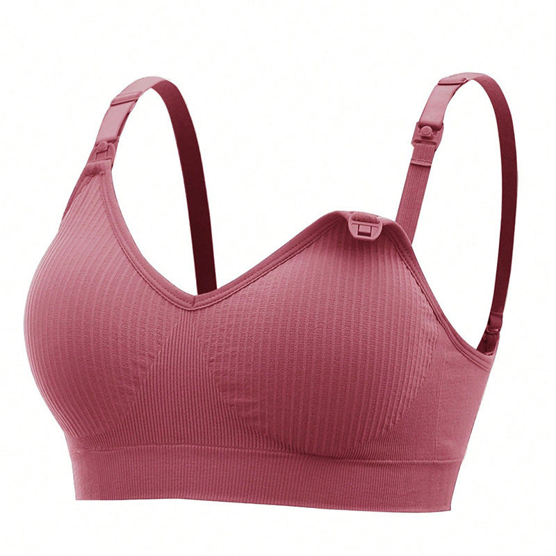 European And American New Push Up Buckle Wireless Nursing Underwear - BabynBeauty