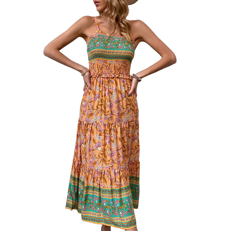 Women's Fashion Personalized Ethnic Style Sling Dress