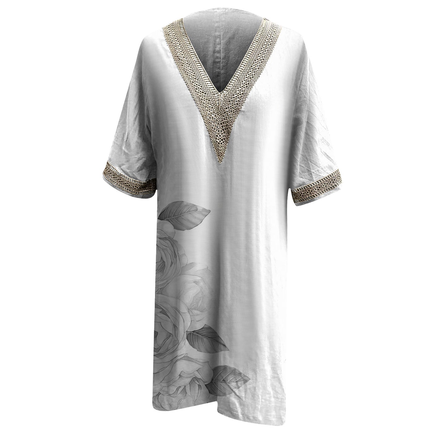 Women's Half Sleeve Dress Spring And Summer New Casual