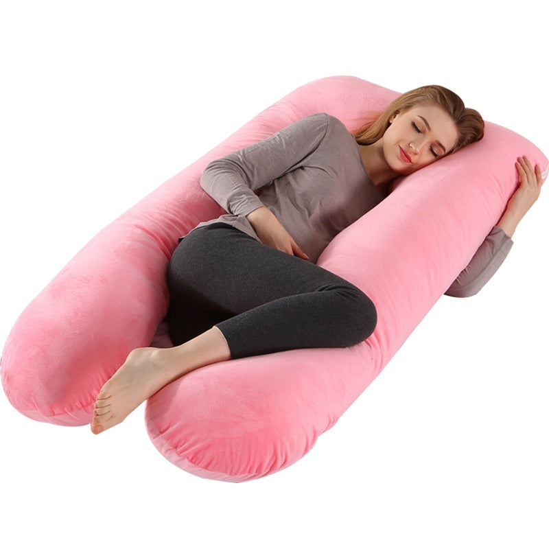 U-shaped Pillow For Pregnant Women Multifunctional Side Pillow, Detachable And Washable Nursing Pillow