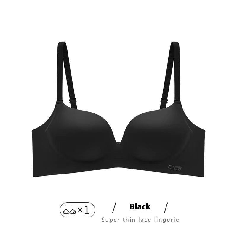 Breasts Lady's Push Up Large Wireless Anti-sagging Traceless Ventilation Bra - BabynBeauty