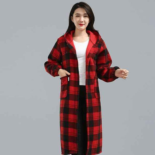 Lengthened Winter Warm Overclothes Men And Women