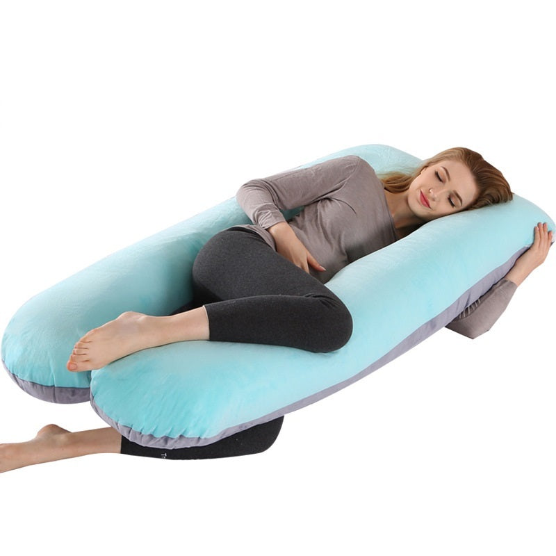 U-shaped Pillow For Pregnant Women Multifunctional Side Pillow, Detachable And Washable Nursing Pillow