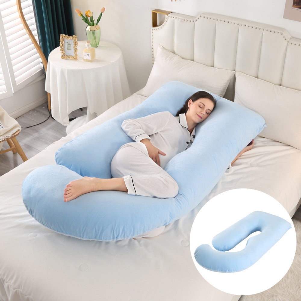 Maternity Pillow Waist Support Side Sleeping Slope Pillow J-type