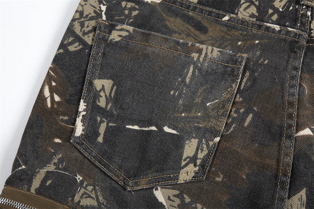 Jungle Camouflage Workwear Trousers Men - BabynBeauty