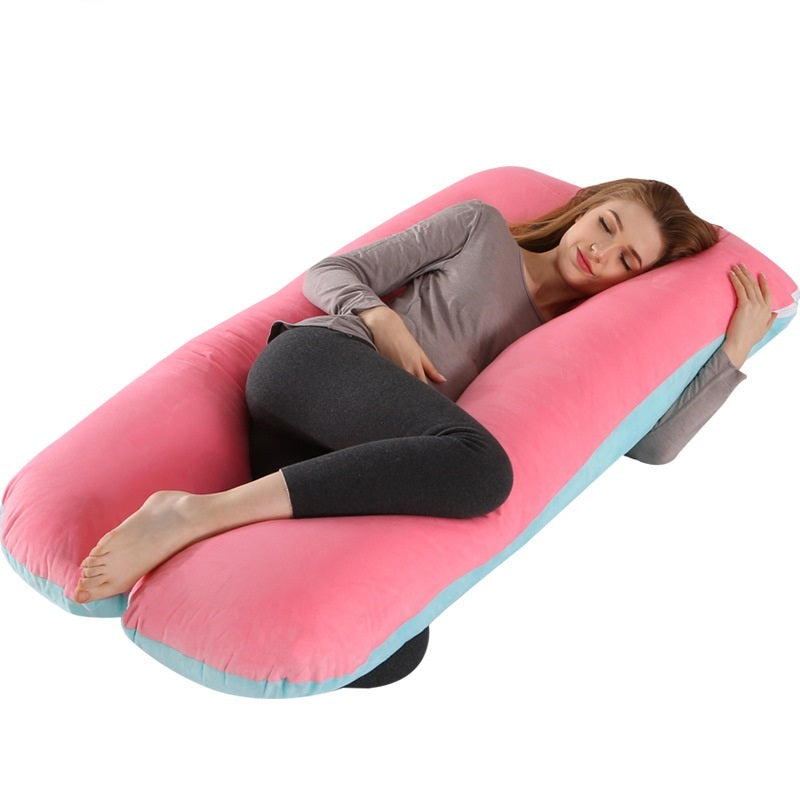U-shaped Pillow For Pregnant Women Multifunctional Side Pillow, Detachable And Washable Nursing Pillow
