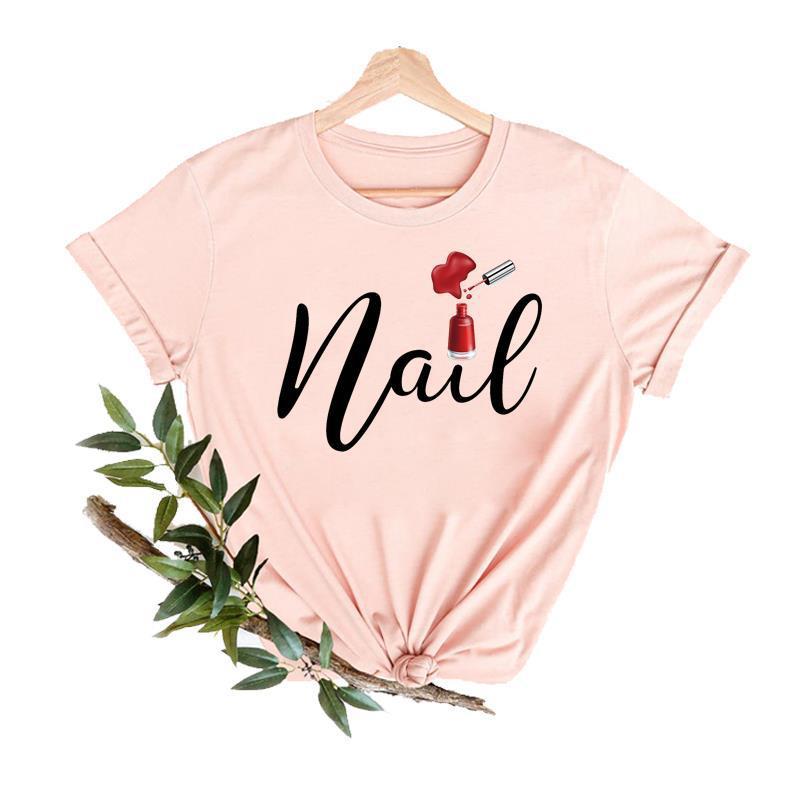 European And American Nail Letter Printing Clothing